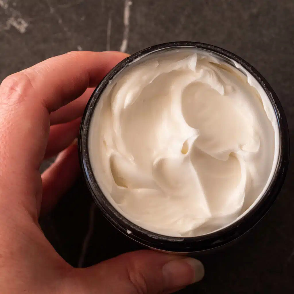 M.D KLEAN  NEW WHIPPED Beef Tallow Cream with Castor Oil and Frankincense (Organic Face Cream) 8 oz Glass Jar